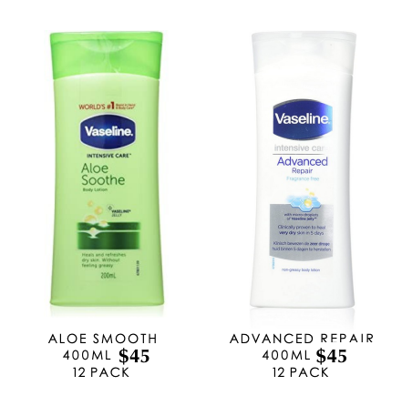 Vaseline Lotion Pack / Crema Vaseline Paquete